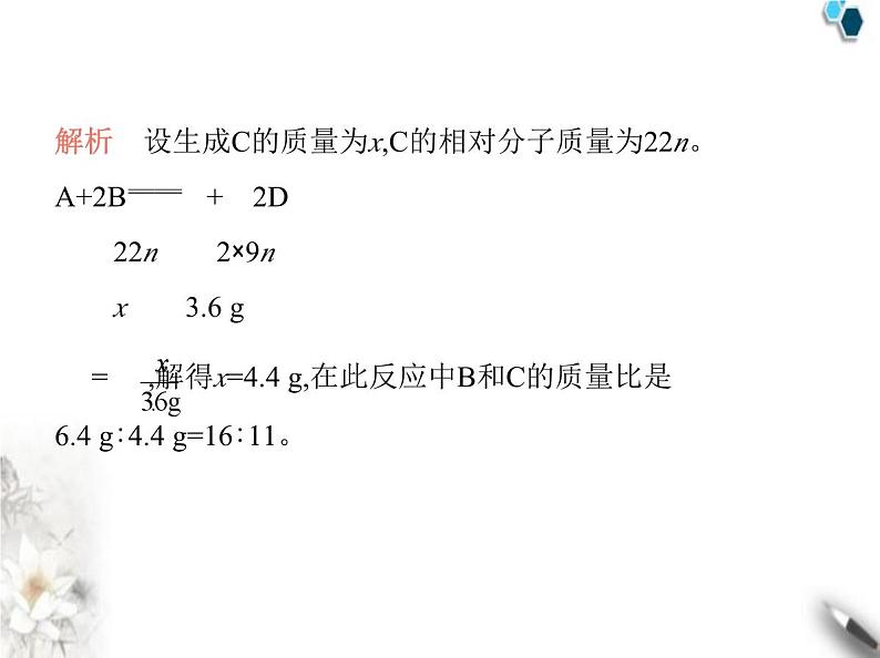 人教版初中九年级化学上册第五单元化学反应的定量关系课题2化学方程式第二课时根据化学方程式进行简单计算课件第4页