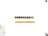 人教版初中九年級化學上冊專項素養(yǎng)綜合練(六)課件