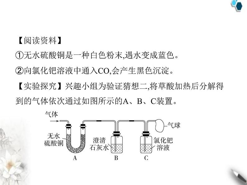 人教版初中九年级化学上册专项素养综合练(七)课件第3页