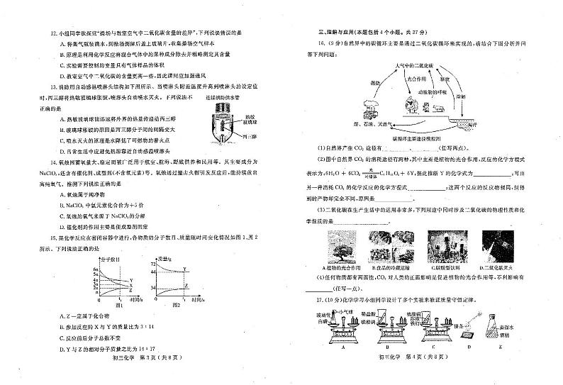 山东省烟台市莱州市2023-2024学年八年级下学期7月期末化学试题02