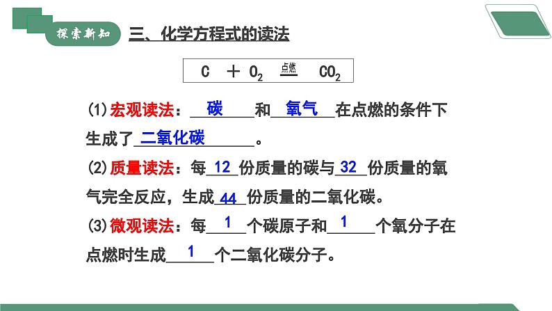 【核心素养】课题2第1课时《化学方程式》课件PPT+教学设计+同步练习（含答案和教学反思）08