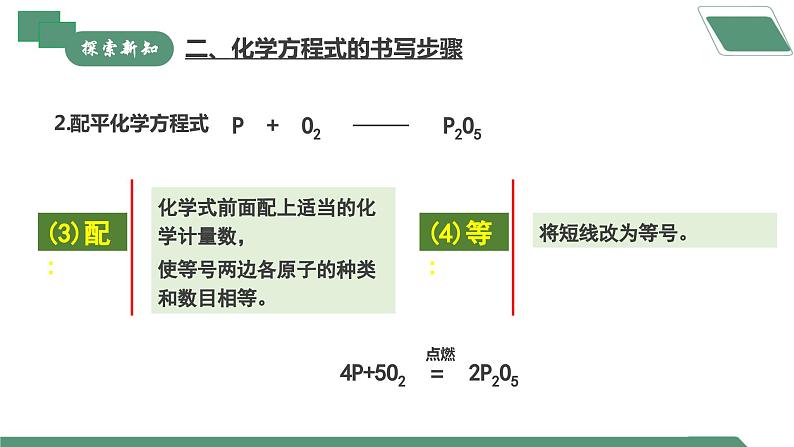 【核心素养】课题2第2课时《化学方程式》课件PPT+教学设计+同步练习（含答案和教学反思）08