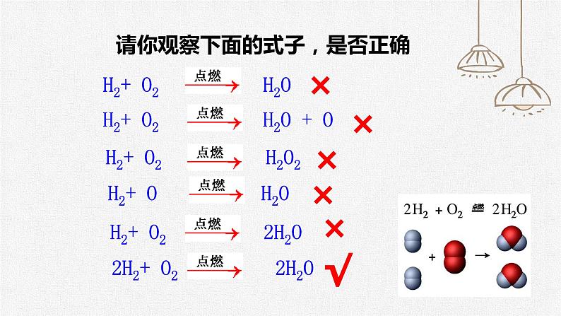 初中化学人教版九上第五单元课题2 如何正确书写化学方程式 高效课件第5页