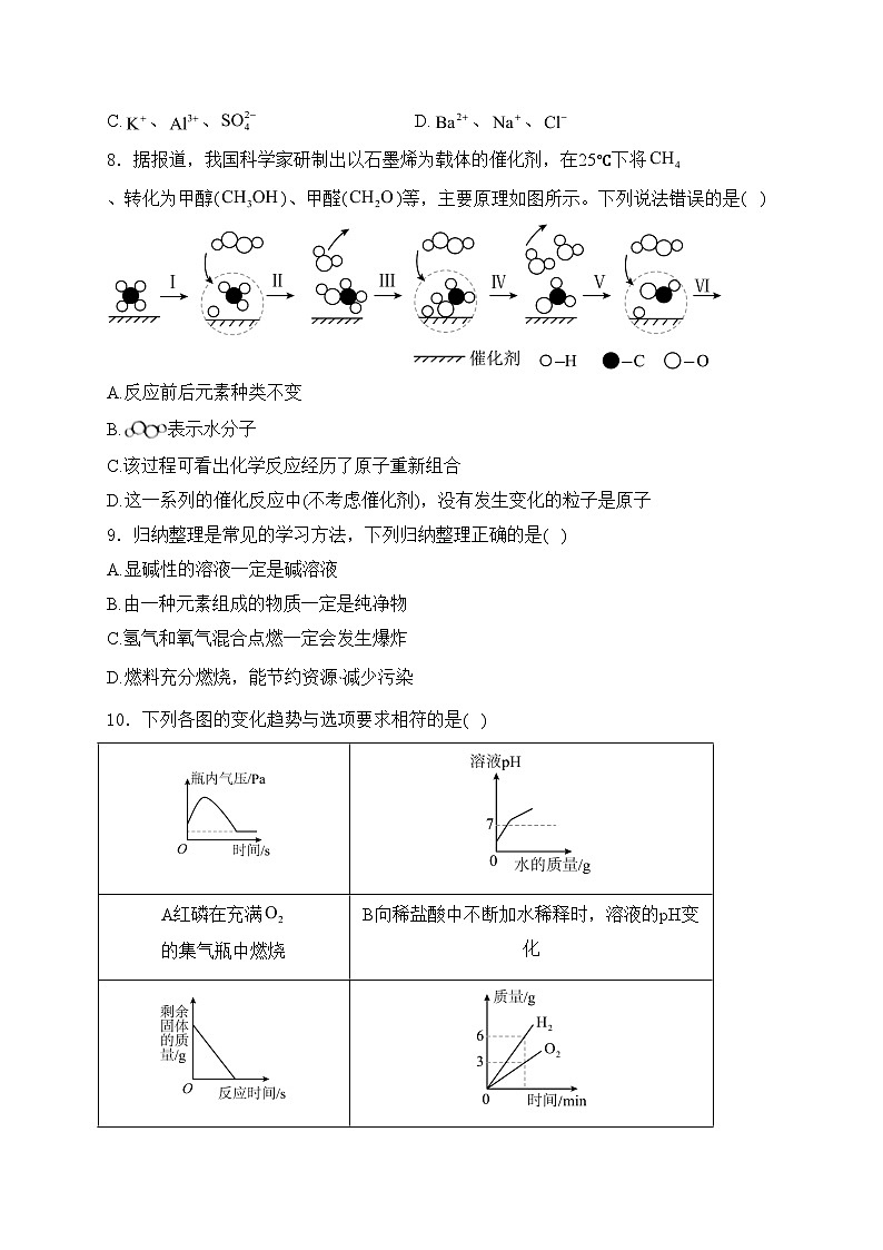 江西省2024年初中学业水平模拟考试（二）化学试卷(含答案)02