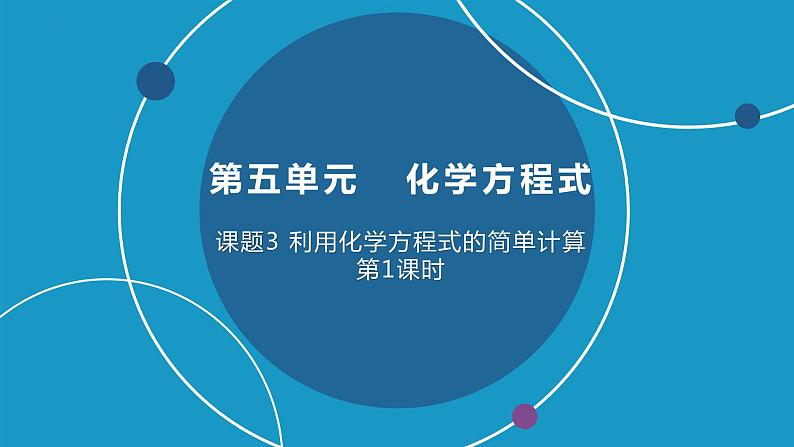 【好课精选】化学人教版九上课件：5.3.1 利用化学方程式的简单计算(第1课时）第1页