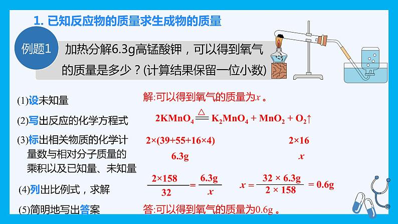 【好课精选】化学人教版九上课件：5.3.1 利用化学方程式的简单计算(第1课时）第6页