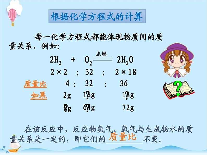 化学（人教版）九年级上册第五单元课题3 利用化学方程式的简单计算 课件06