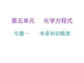第5单元化学方程式专题一本章知识梳理课件人教版