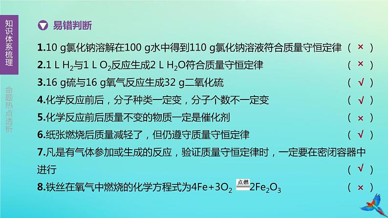 章节复习方案第05单元化学方程式课件08