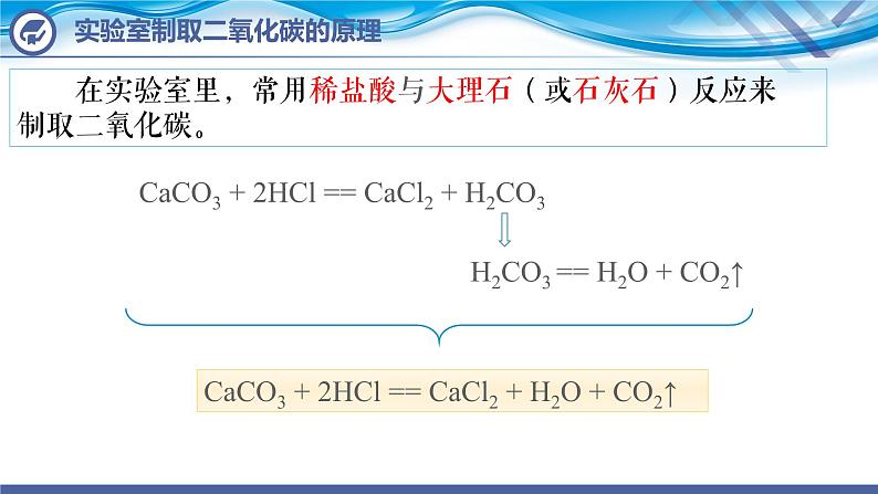 【新课堂】化学人教版九上课件：6.2  二氧化碳制取的研究（第1课时）第7页