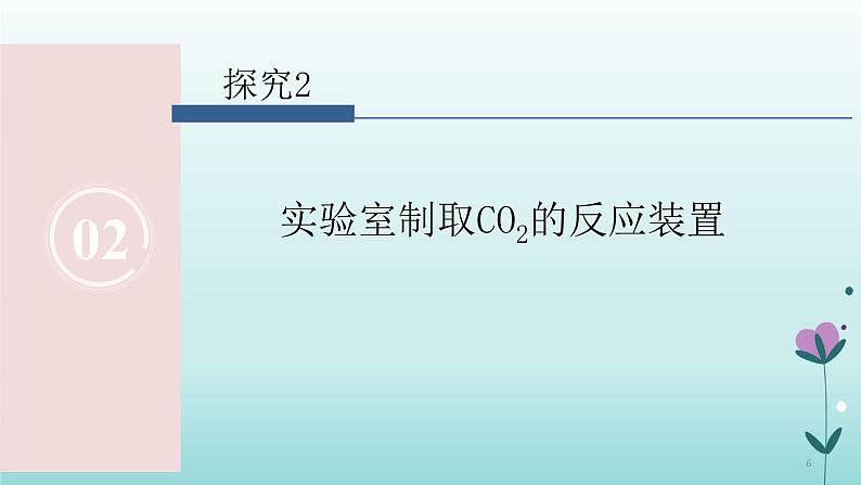 化学人教版九年级上册导学课件：6.2二氧化碳制取的研究第6页