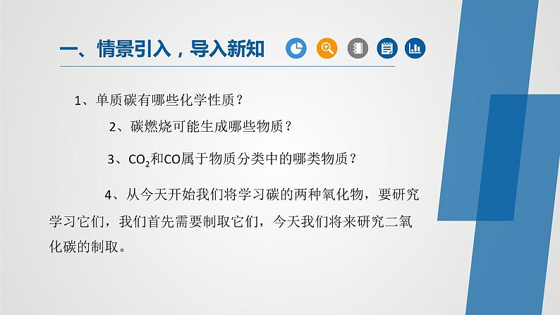 人教版化学九年级上册（公开课）课件：6.2 二氧化碳制取的研究（第1课时）第1页