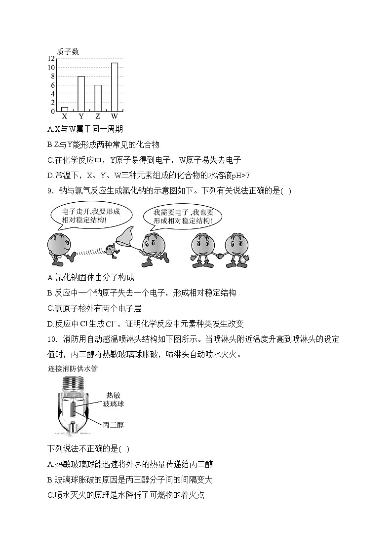 山东省滨州市惠民县2024届九年级下学期中考一模化学试卷(含答案)03