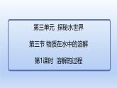 第三节 物质在水中的溶解（第1课时溶解的过程）课件-2024-2025学年9上化学同步精品课堂课件（鲁教版2024）