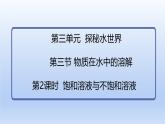 第三节 物质在水中的溶解（第2课时 饱和溶液与不饱和溶液）课件-2024-2025学年9上化学同步精品课堂课件（鲁教版2024）