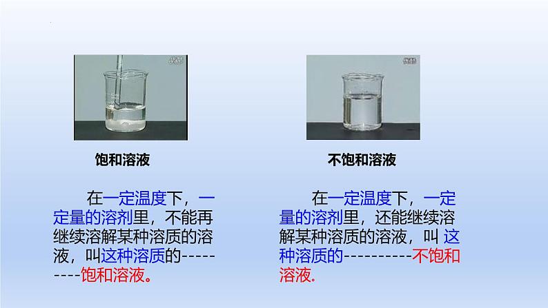 第三节 物质在水中的溶解（第2课时 饱和溶液与不饱和溶液）课件-2024-2025学年9上化学同步精品课堂课件（鲁教版2024）05