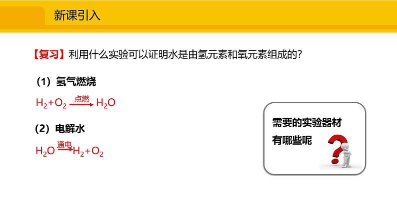 人教版（2024）九年级化学上册课件  实验活动2 水的组成及变化的探究第2页