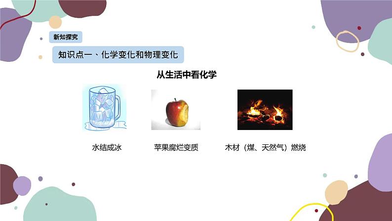 人教版化学九年级上册 1.1物质的变化和性质课件第4页