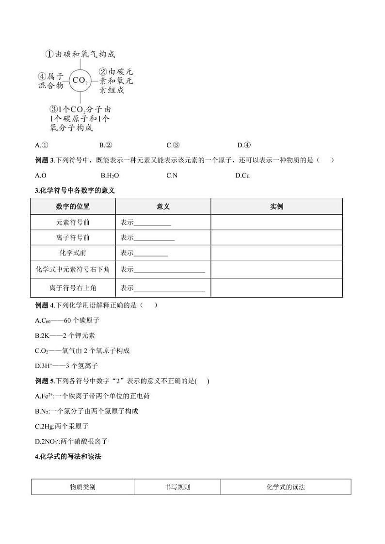 第14讲-物质组成的表示-2024年新九年级化学暑假衔接讲义（人教版2024）（含答案）02