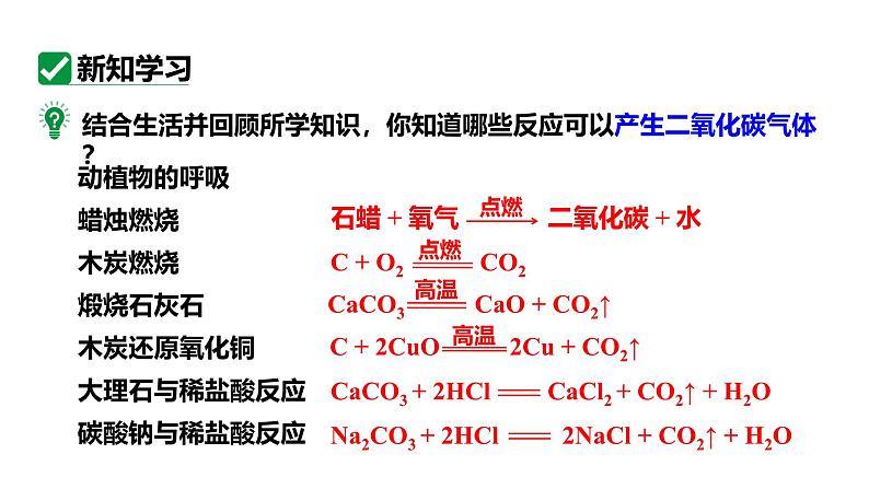 人教版九上化学第六单元课题2二氧化碳制取的研究课件第5页