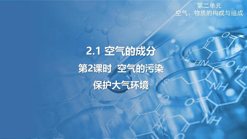 2.1 空气的成分 第2课时  课件---2024-2025学年九年级化学科粤版（2024）上册01