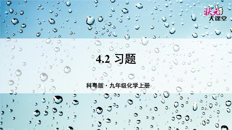 科粤版(2024)化学九年级上册 4.2 质量守恒定律 PPT课件+教案01