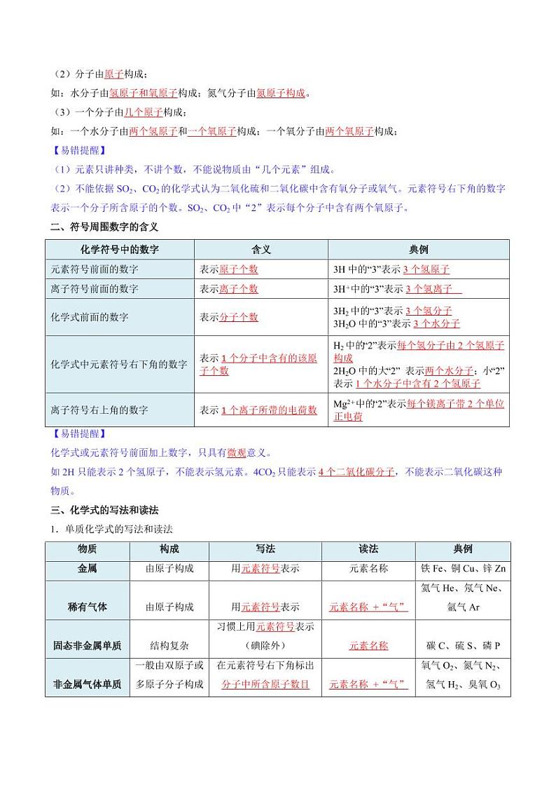 4.3.1 物质组成的表示（上）（含答案） 2024-2025学年九年级化学上册同步学与练（人教版2024）03