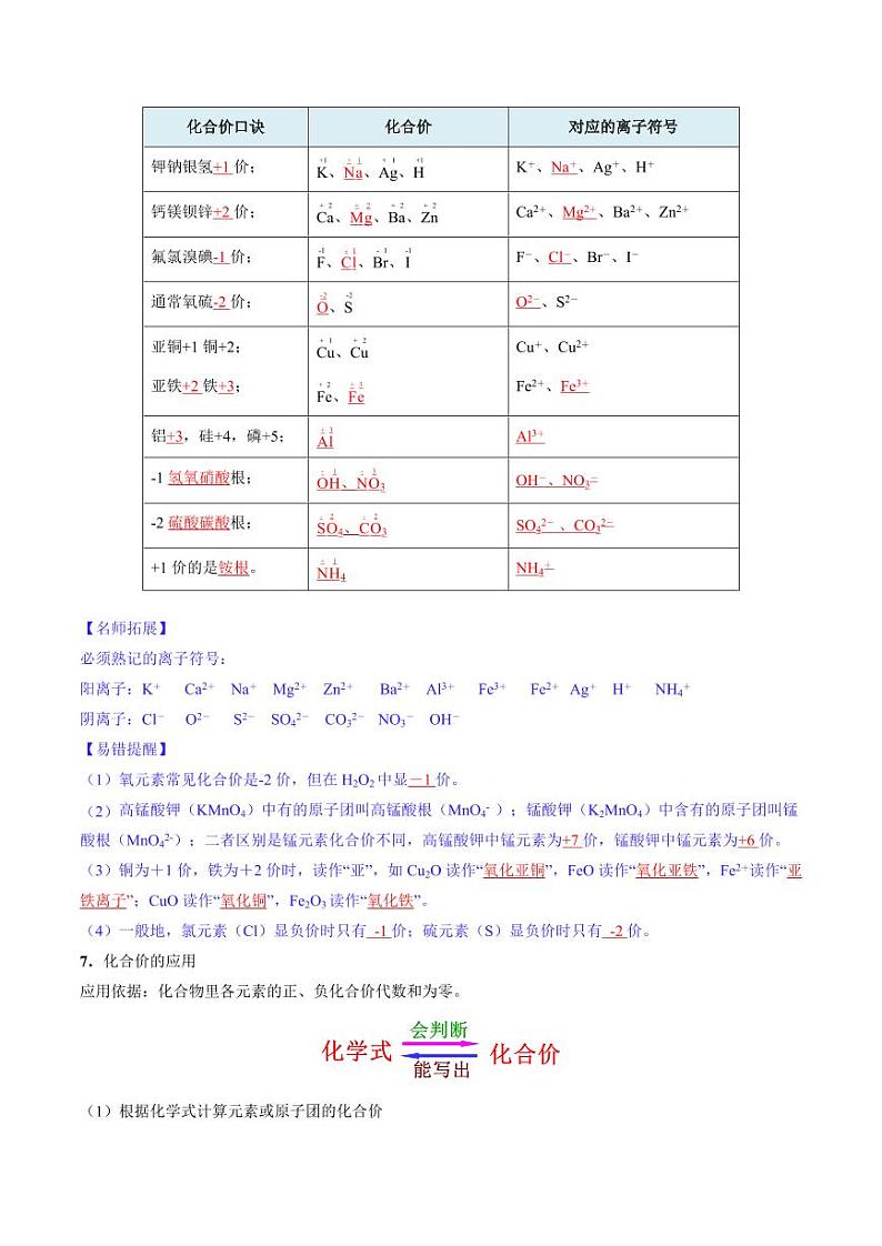 4.3.2 物质组成的表示（中）（含答案） 2024-2025学年九年级化学上册同步学与练（人教版2024）03