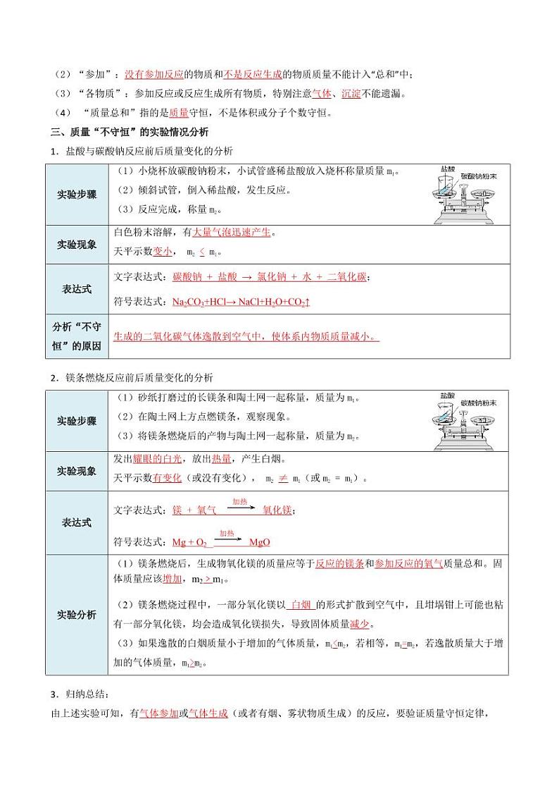 5.1 质量守恒定律（含答案） 2024-2025学年九年级化学上册同步学与练（人教版2024）03