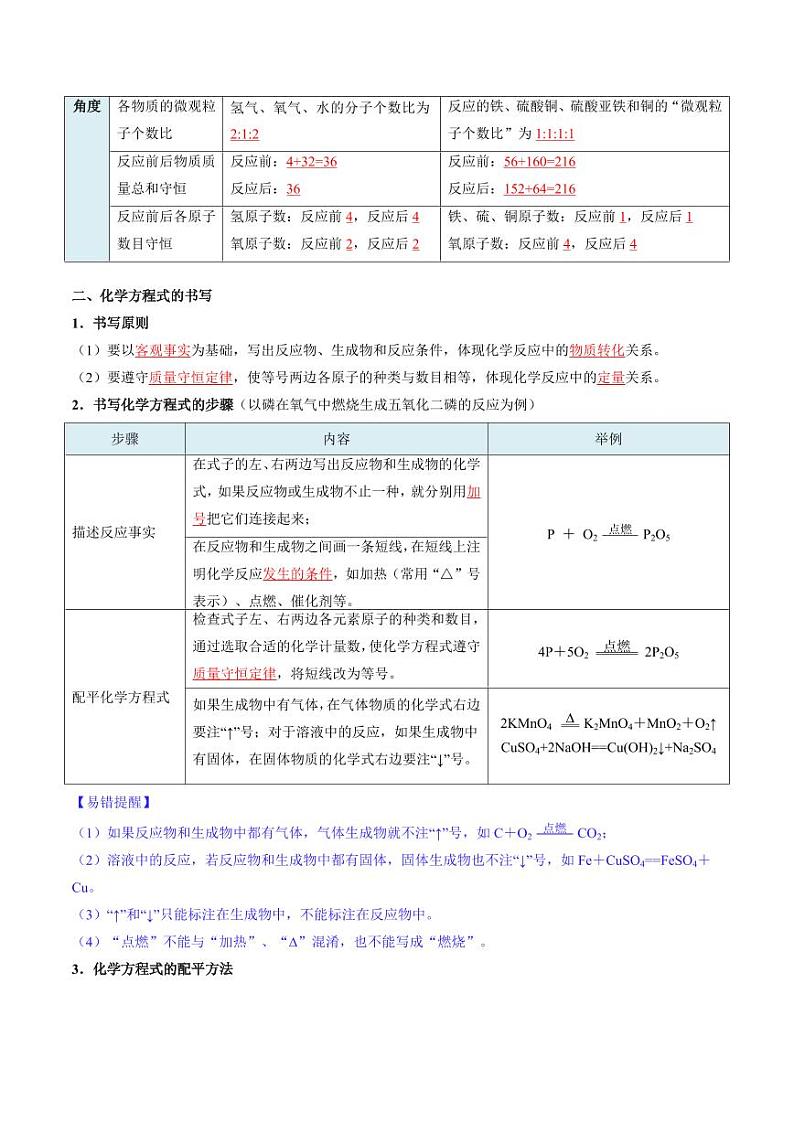 5.2.1 化学方程式（上）（含答案） 2024-2025学年九年级化学上册同步学与练（人教版2024）03
