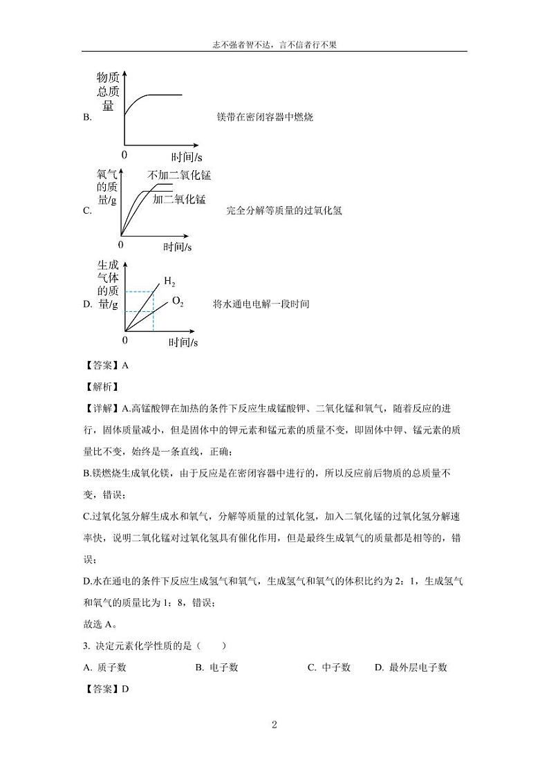[化学][二模]甘肃省武威市古浪县2024年中考试题(解析版)02