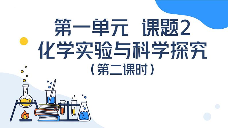 第一单元课题2 化学实验与科学探究（第二课时） 九年级化学上册同步课件（人教版2024）01