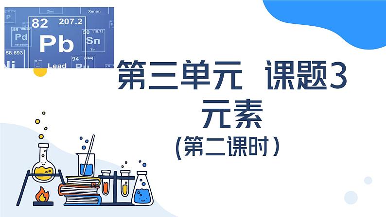 第三单元课题3 元素（第二课时） 九年级化学上册同步课件（人教版2024）01