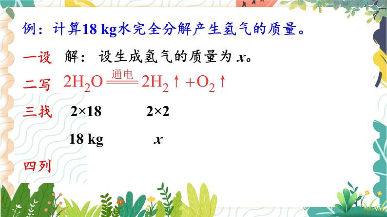 9年级化学鲁教版上册 第五单元 5.3 化学反应中的有关计算 PPT课件第6页