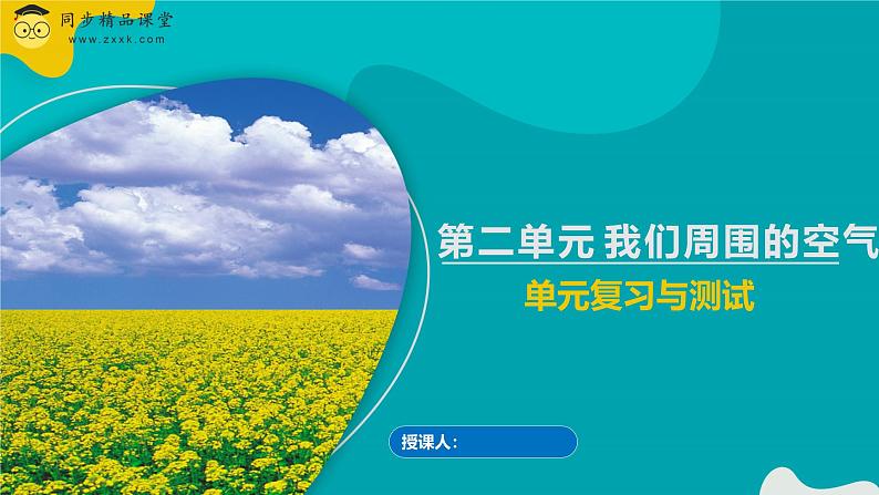 人教版九年级化学上册同步精品课堂 第二单元 我们周围的空气（复习课件）01