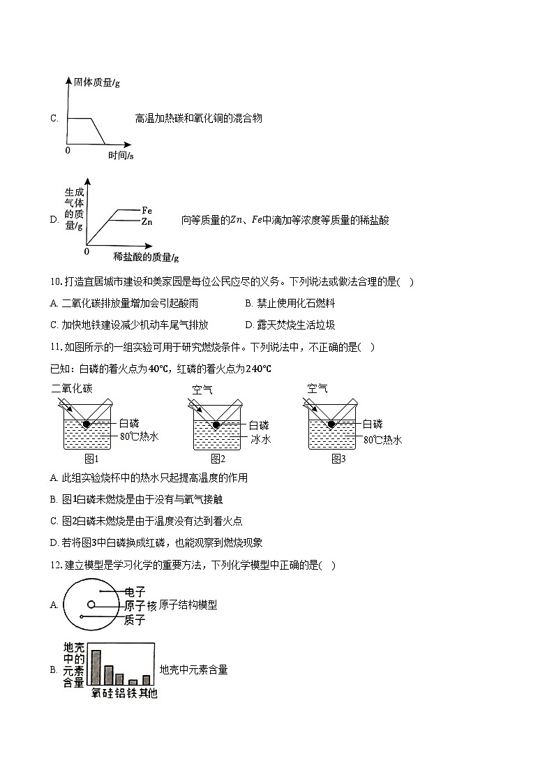 2023-2024学年河南省洛阳市汝阳县九年级（上）期末化学试卷（含解析）03