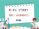 人教版（2024）九年级上册化学--2.1 我们周围的空气（第1课时）（课件）