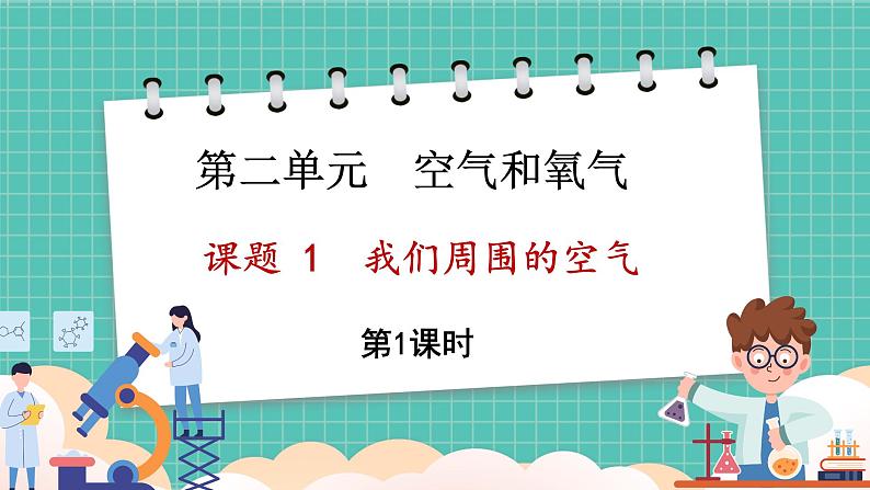 人教版（2024）九年级上册化学--2.1 我们周围的空气（第1课时）（课件）第1页