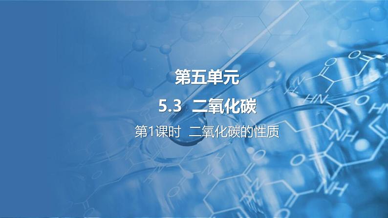 5.3 二氧化碳 第1课时 课件---2024-2025学年九年级化学科粤版（2024）上册01