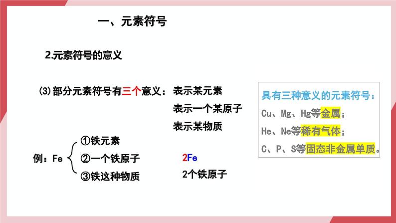 【核心素养】人教版化学九上第3单元课题3 元素 第2课时 课件+教学设计+分层练习06