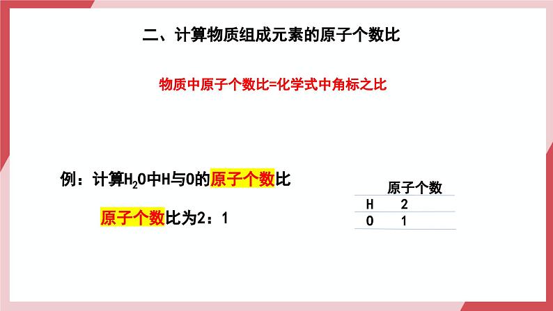 【核心素养】人教版化学九上第4单元课题3 物质组成的表示 第3课时 课件+教学设计+分层练习05