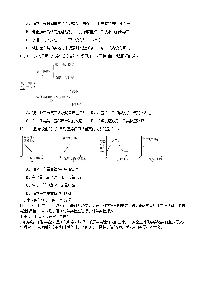 安徽省合肥市小庙中学2024-2025学年九年级上学期第一次月考化学试卷03
