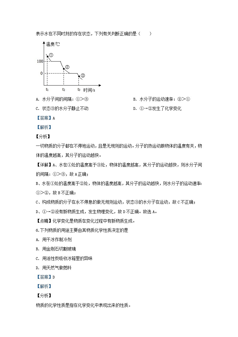 2019-2020学年福建省泉州市晋江市安海片区九年级上学期化学期中试题及答案第3页