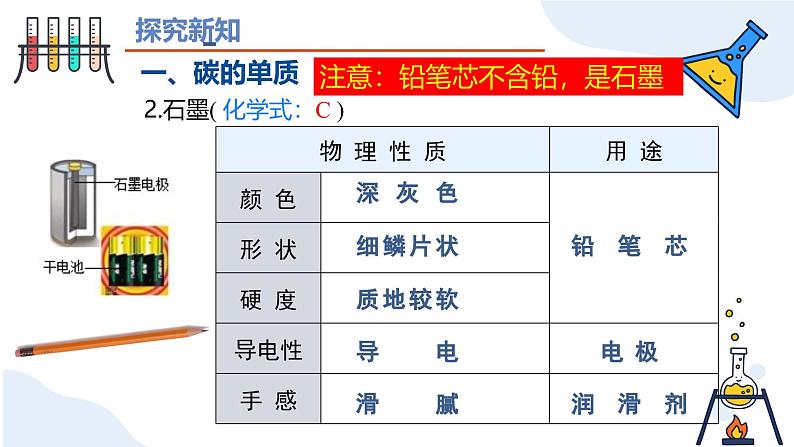 人教版初中化学九年级上册第六单元课题1 碳单质的多样性（第一课时）课件08