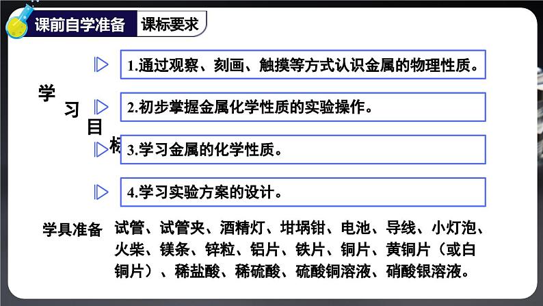 人教版（2024）九年级化学下册-实验活动5 常见金属的物理性质和化学性质 （课件+素材）02