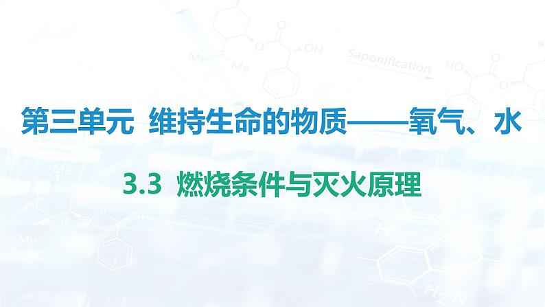 3.3  燃烧条件与灭火原理课件-2024-2025学年九年级化学科粤版（2024）上册01