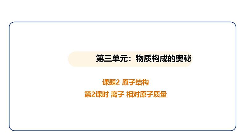 3.2 原子结构 第2课时（课件）---2024-2025学年九年级化学人教版（2024）上册第1页