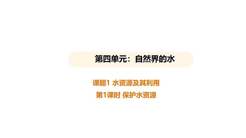 4.1 水资源及其利用 第1课时 （课件）---2024-2025学年九年级化学人教版（2024）上册第1页