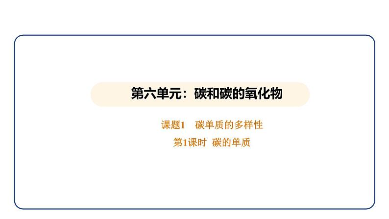 6.1 碳单质的多样性 第1课时（课件）---2024-2025学年九年级化学人教版（2024）上册第1页