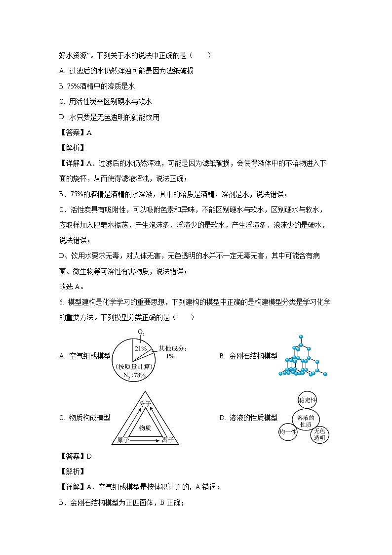 [化学]新疆昌吉州2024年中考模拟卷(解析版)03